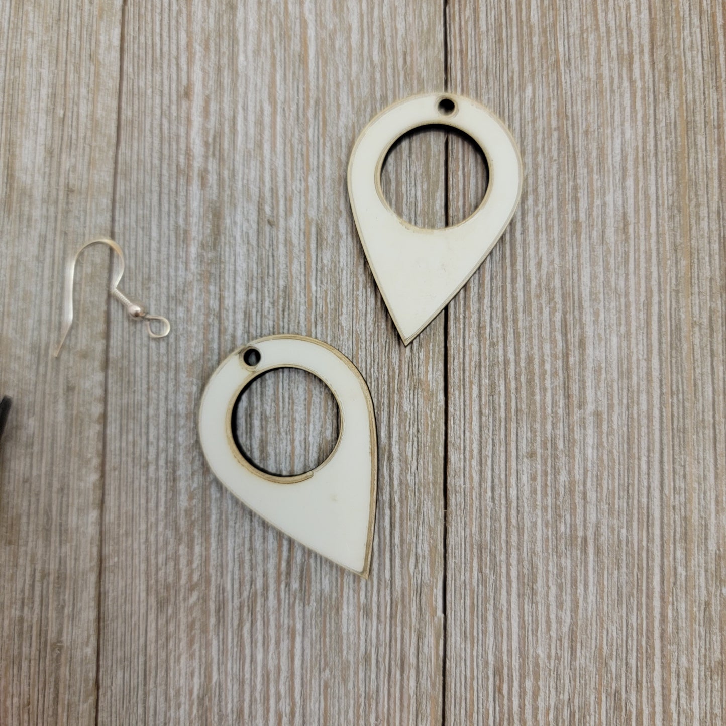 Sublimation Location Marker Shaped Earring Blank
