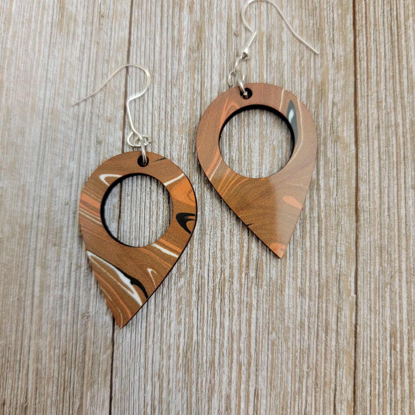 Sublimation Location Marker Shaped Earring Blank