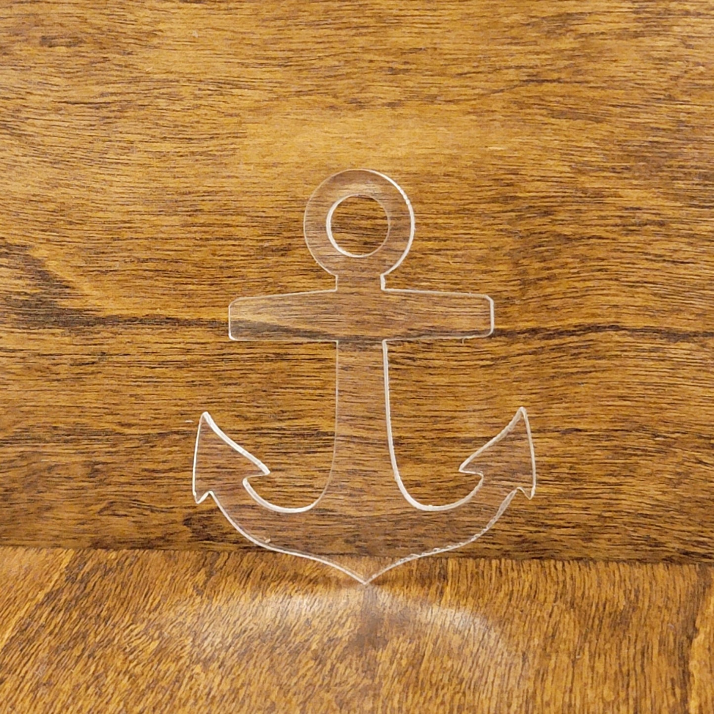 Clear Acrylic Anchor Shaped Craft Blank