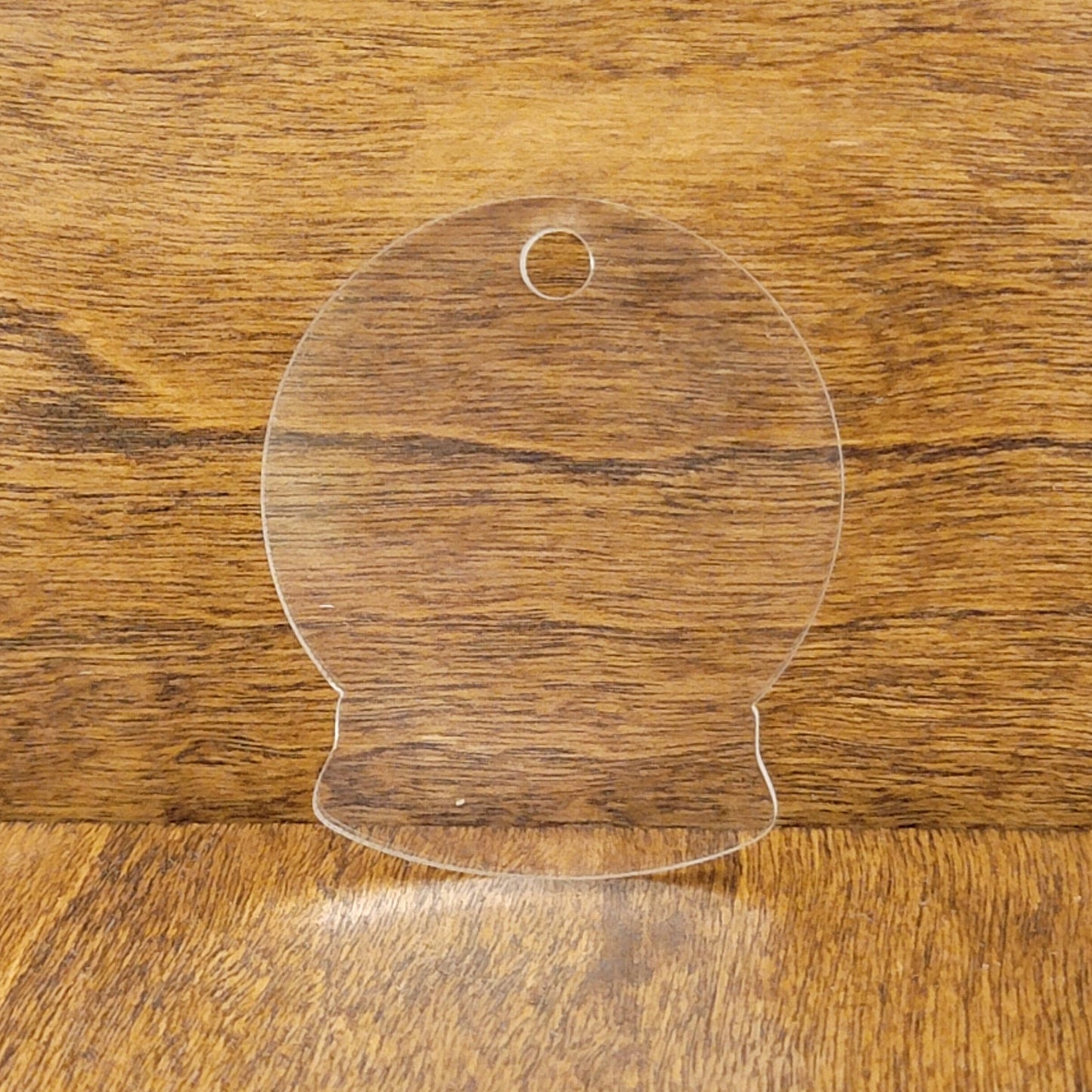 Clear Acrylic Snowglobe Shaped Craft Blank