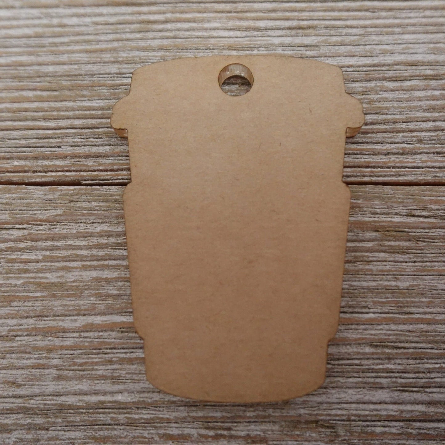 Clear Acrylic Takeout Coffee Shaped Craft Blank