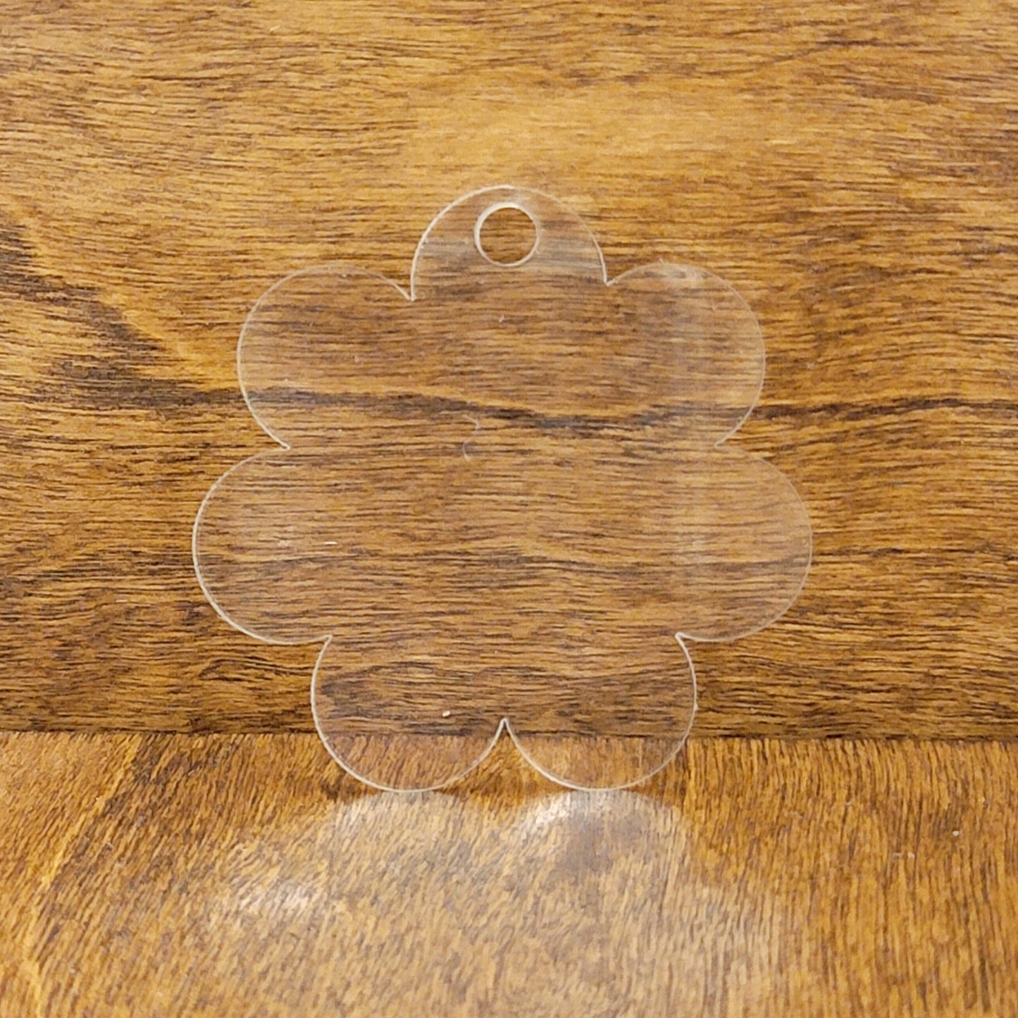 Clear Acrylic Daisy Shaped Craft Blank
