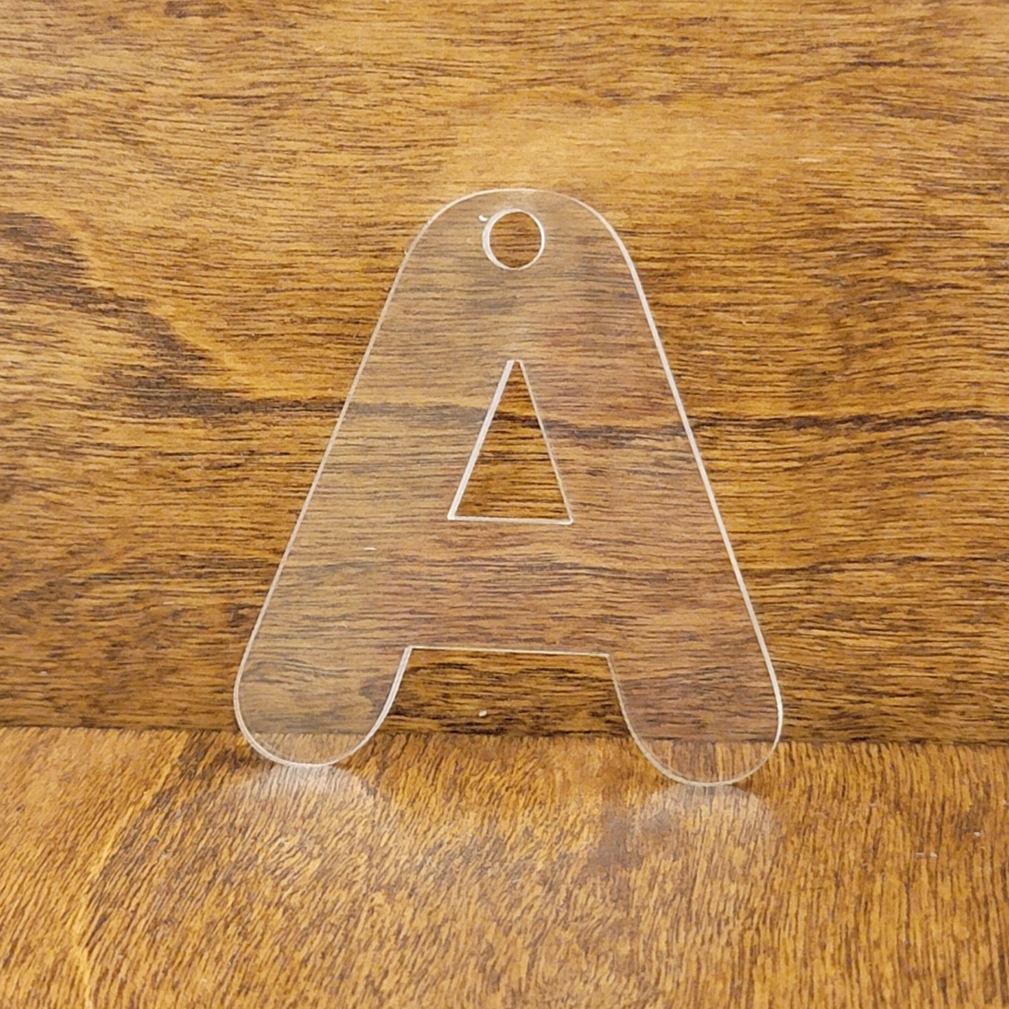 Clear Acrylic Capital Letter Shaped Craft Blank