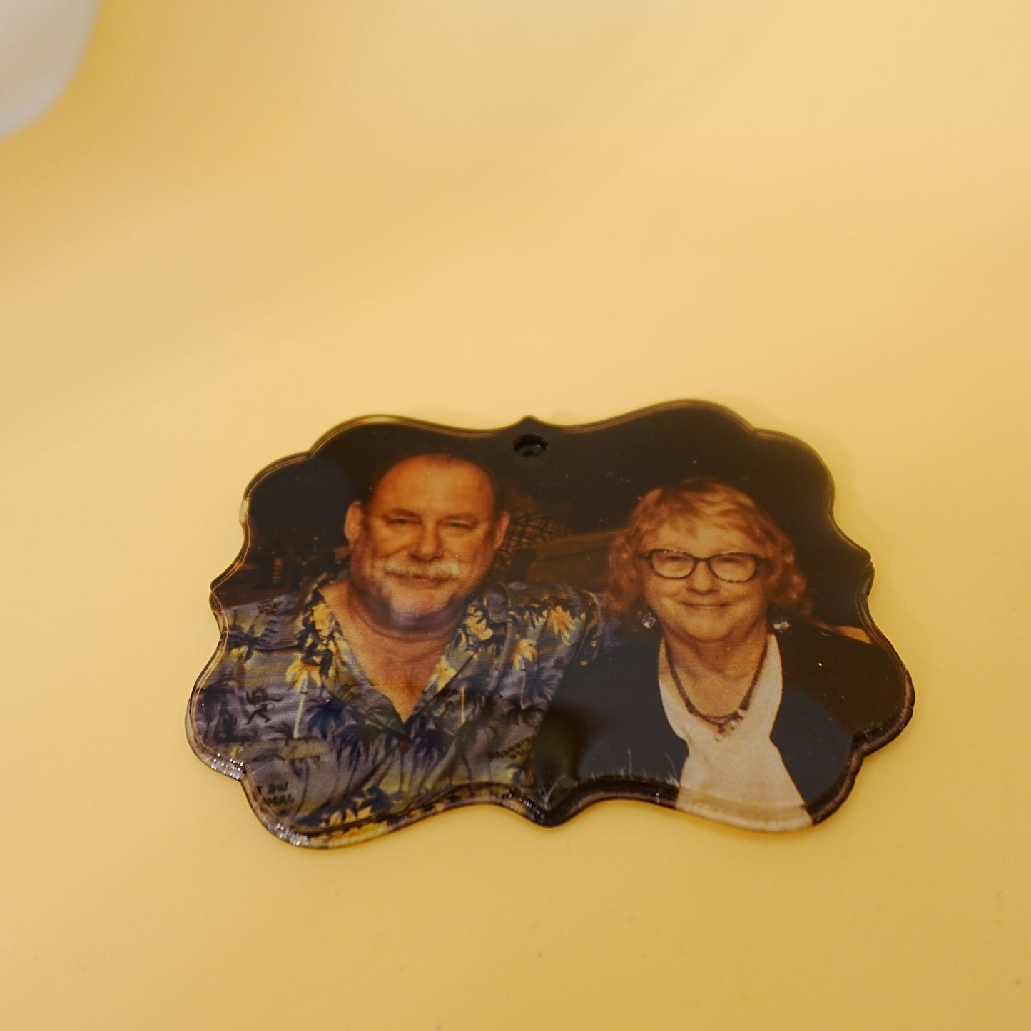 Blank Sublimation Acrylic Ornament, Heart shape, Christmas ornament, valentine photo ornament, memorial photo sublimation