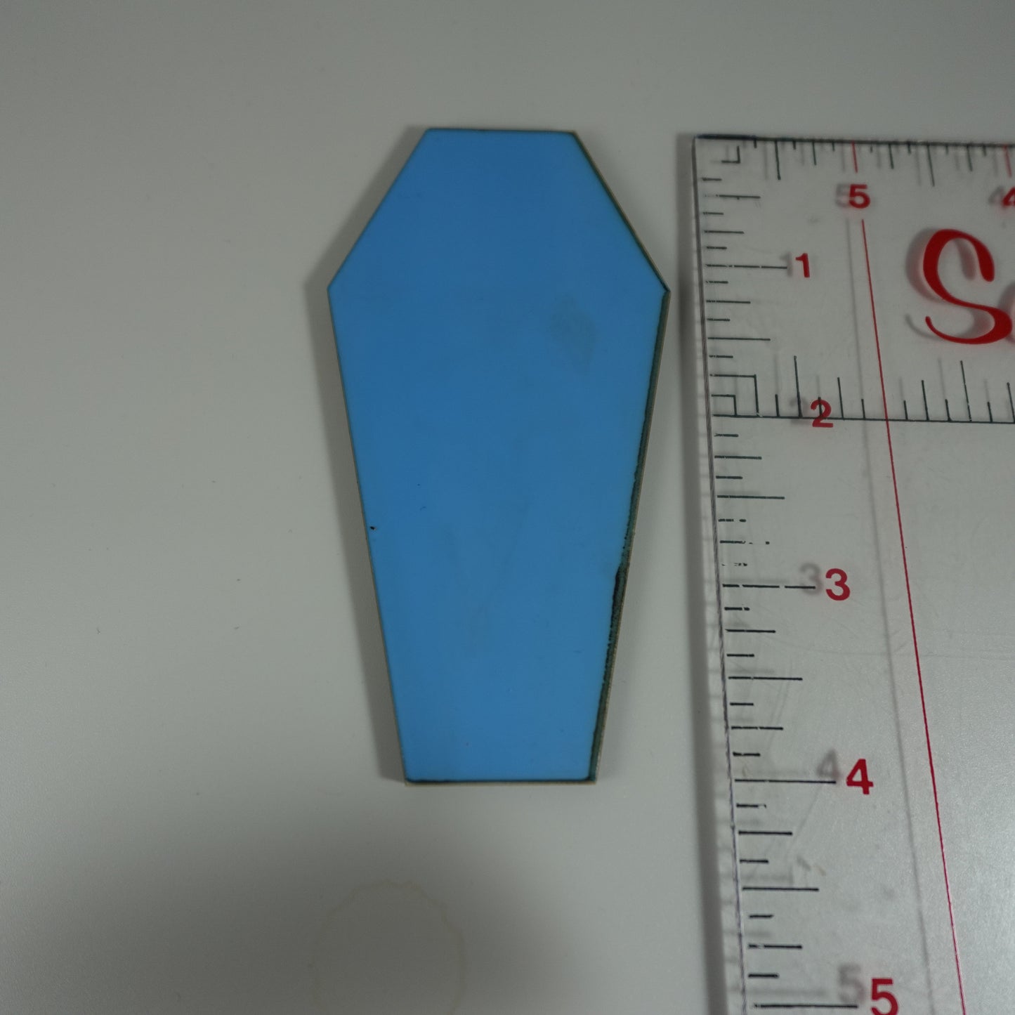 Coffin Shape Ornament Blank Single Sided MDF