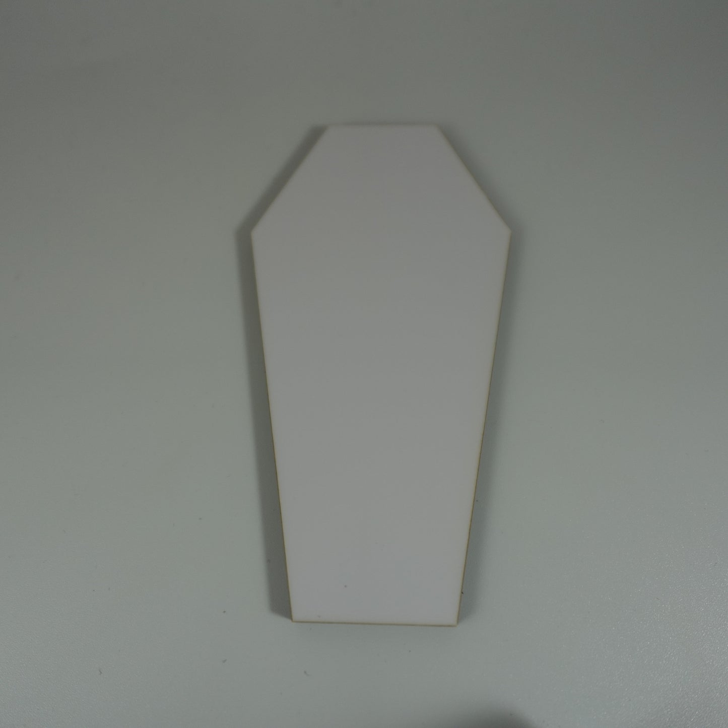 Coffin Shape Ornament Blank Single Sided MDF