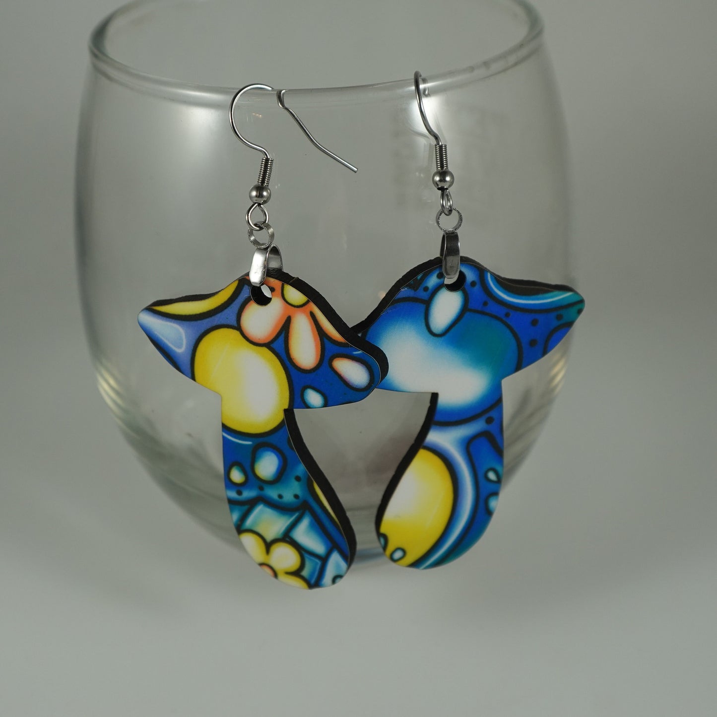 Sublimation Mushroom Shaped Earring Blank