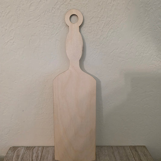 Greek Paddle Wood Blank, DIY Sorority or Fraternity pledge paddle, laser cut quality plywood, ships fast, unpainted