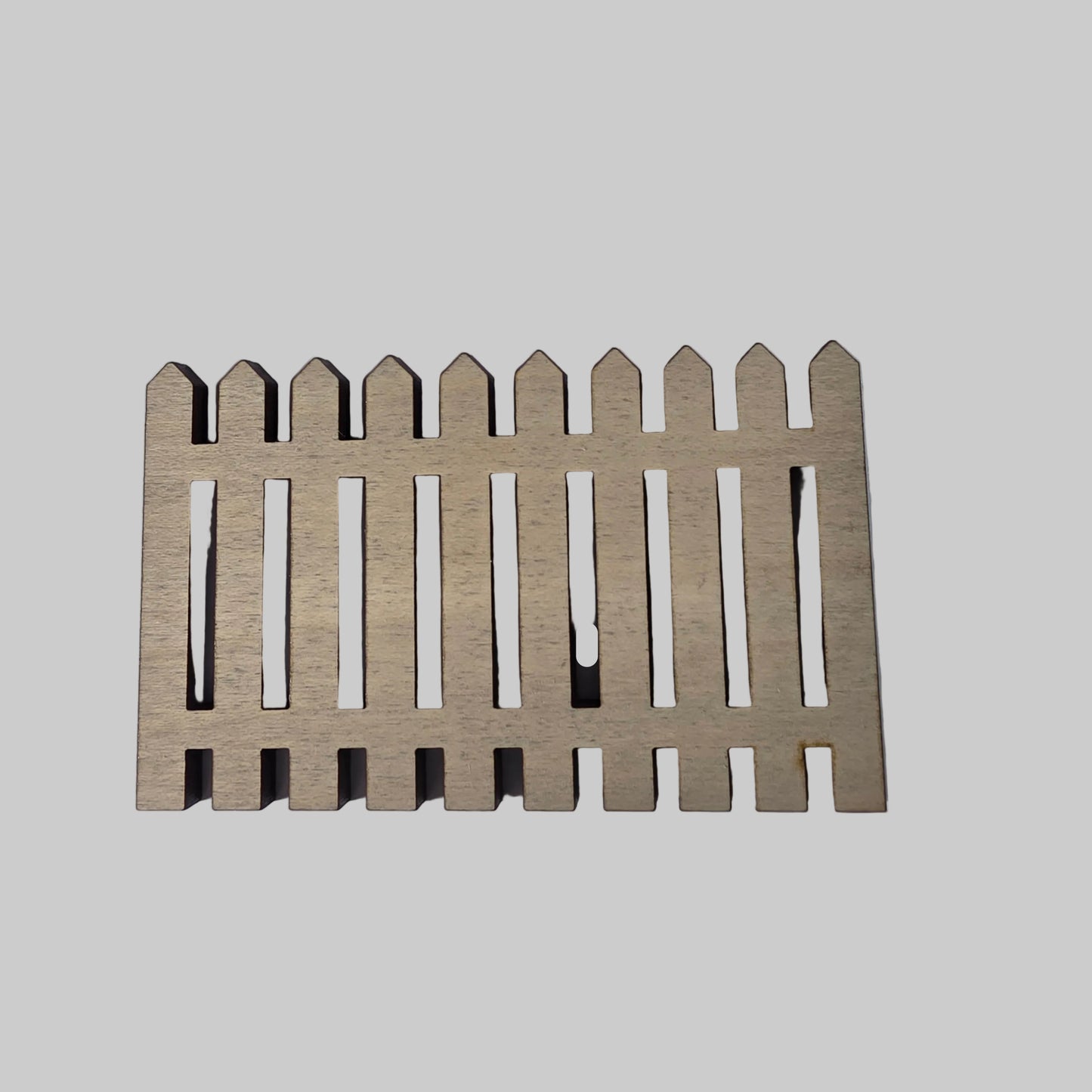Fence Shape Wood Craft Cutout, Wood Craft Supply, Unfinished Wood Blank, DIY Embellishment, Ships Fast