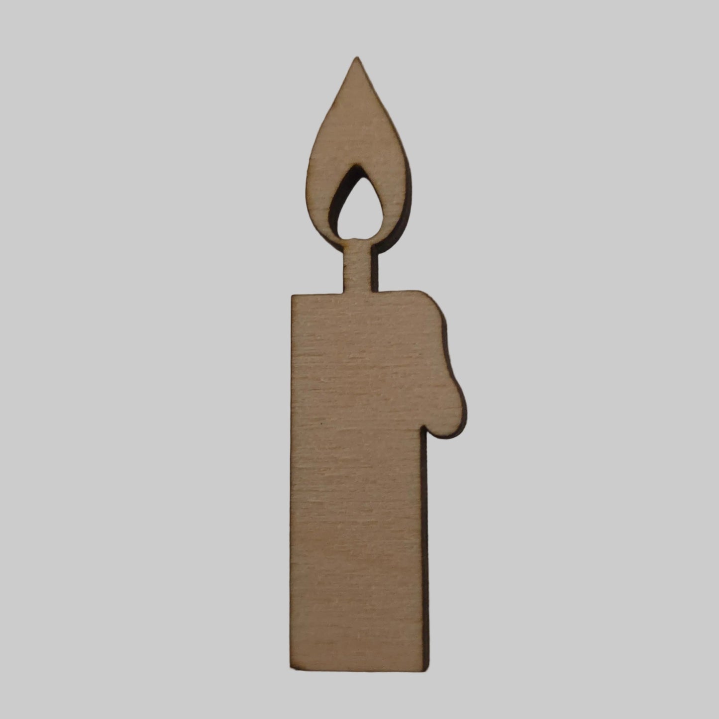 Candle Shape Wood Craft Cutout, Wood Craft Supply, Unfinished Wood Blank, DIY Embellishment, Ships Fast