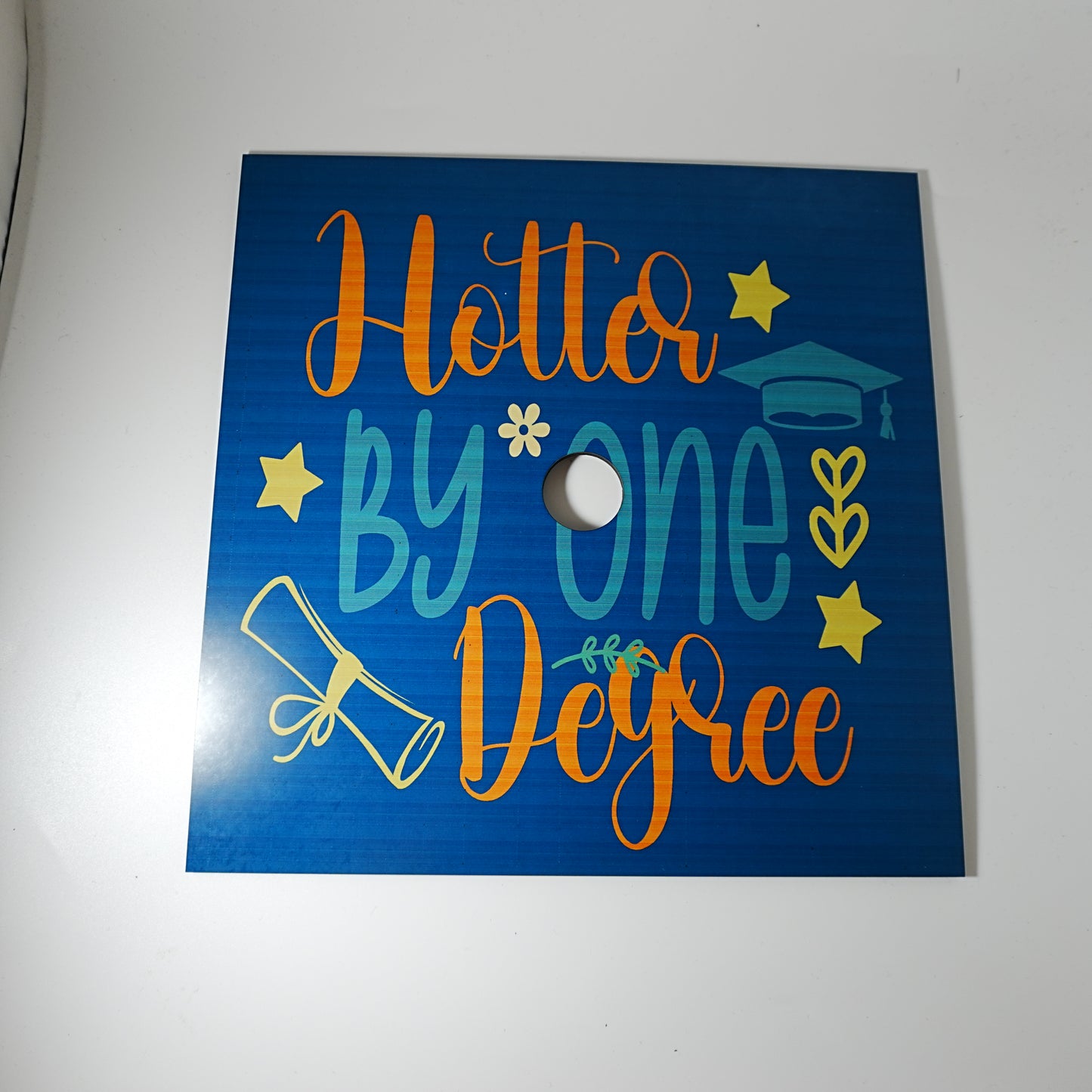 Sublimation blanks for Graduation cap topper, UNISUB MDF blank, ships fast, sublimate your own design,