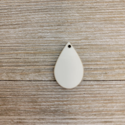 Sublimation Teardrop Shaped Earring Blank