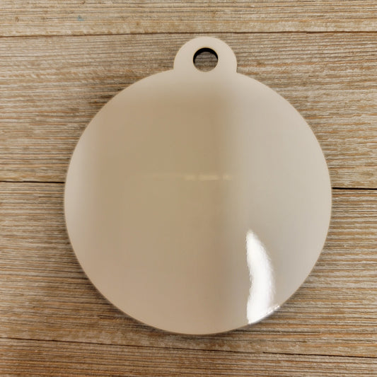 Round Shape Ornament Blank Single Sided MDF