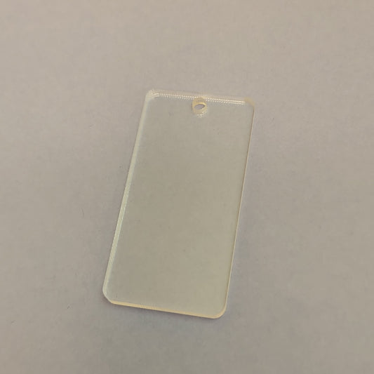 Clear Acrylic Rectangle Shaped Craft Blank