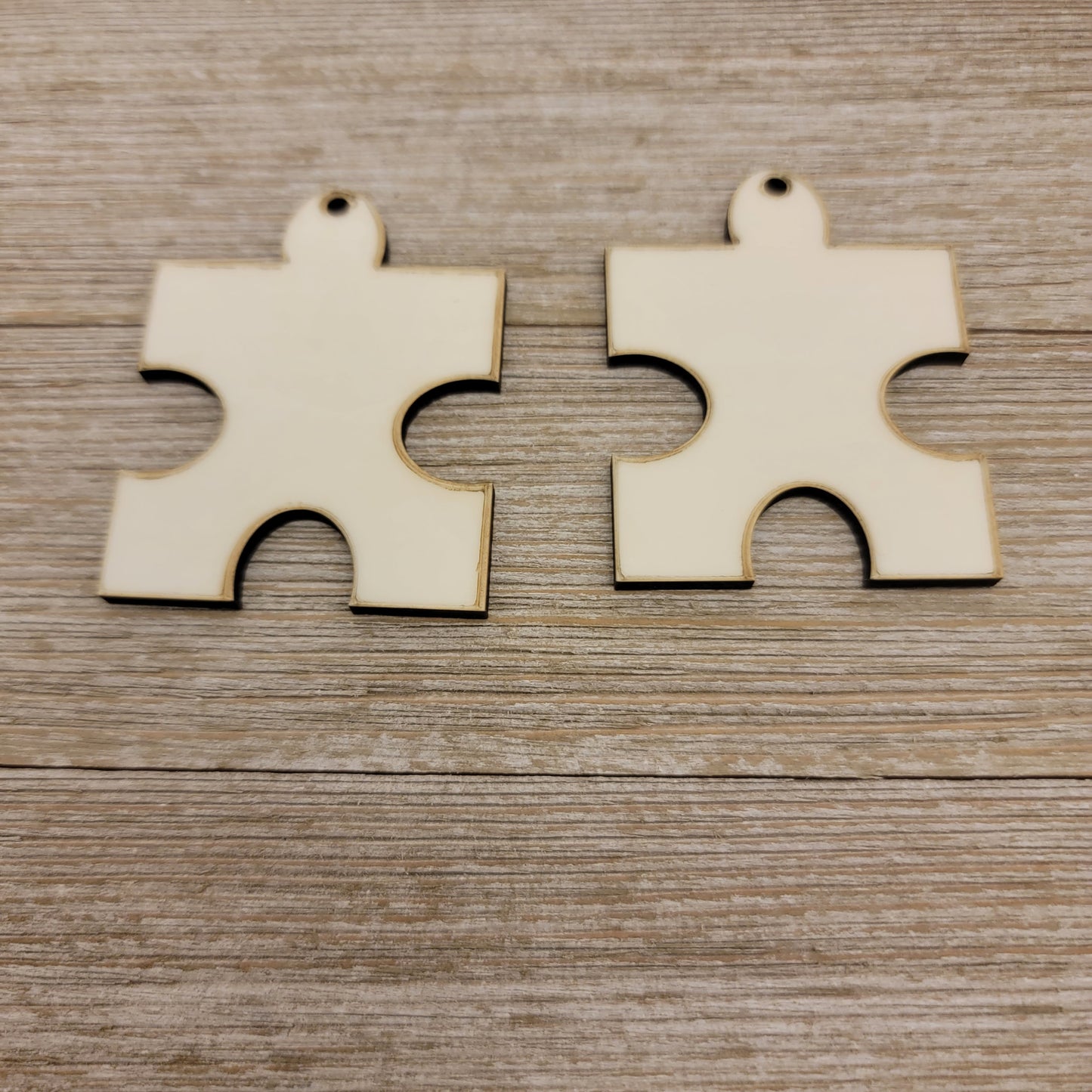 Sublimation Puzzle Piece Shaped Earring Blank