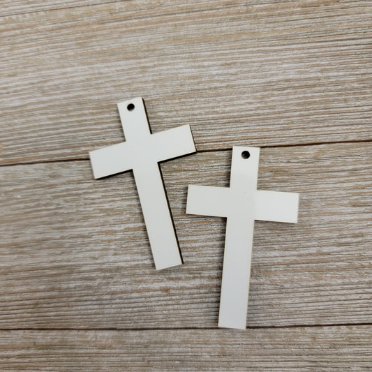 Sublimation Roman Cross Shaped Earring Blank