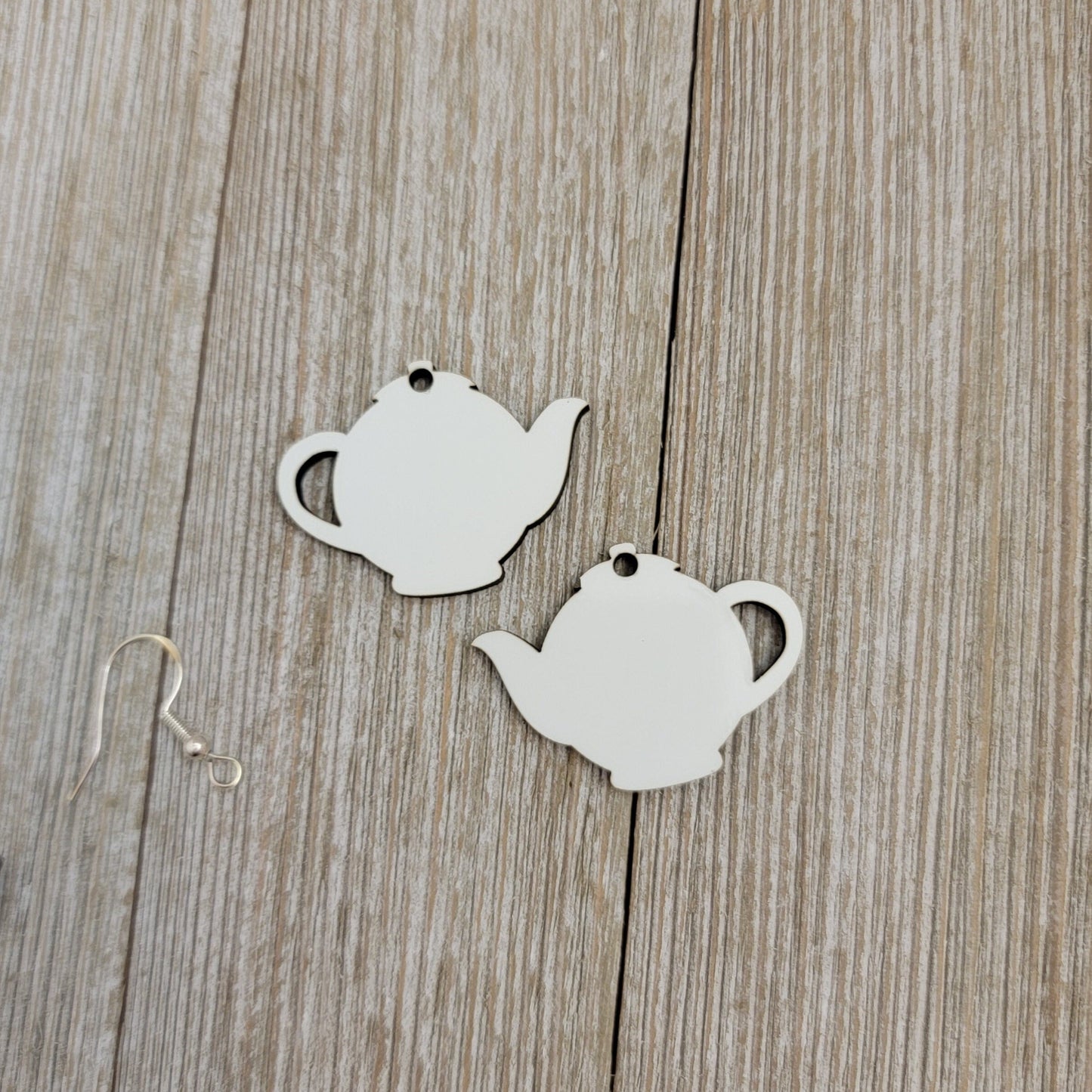 Sublimation Teapot Shaped Earring Blank