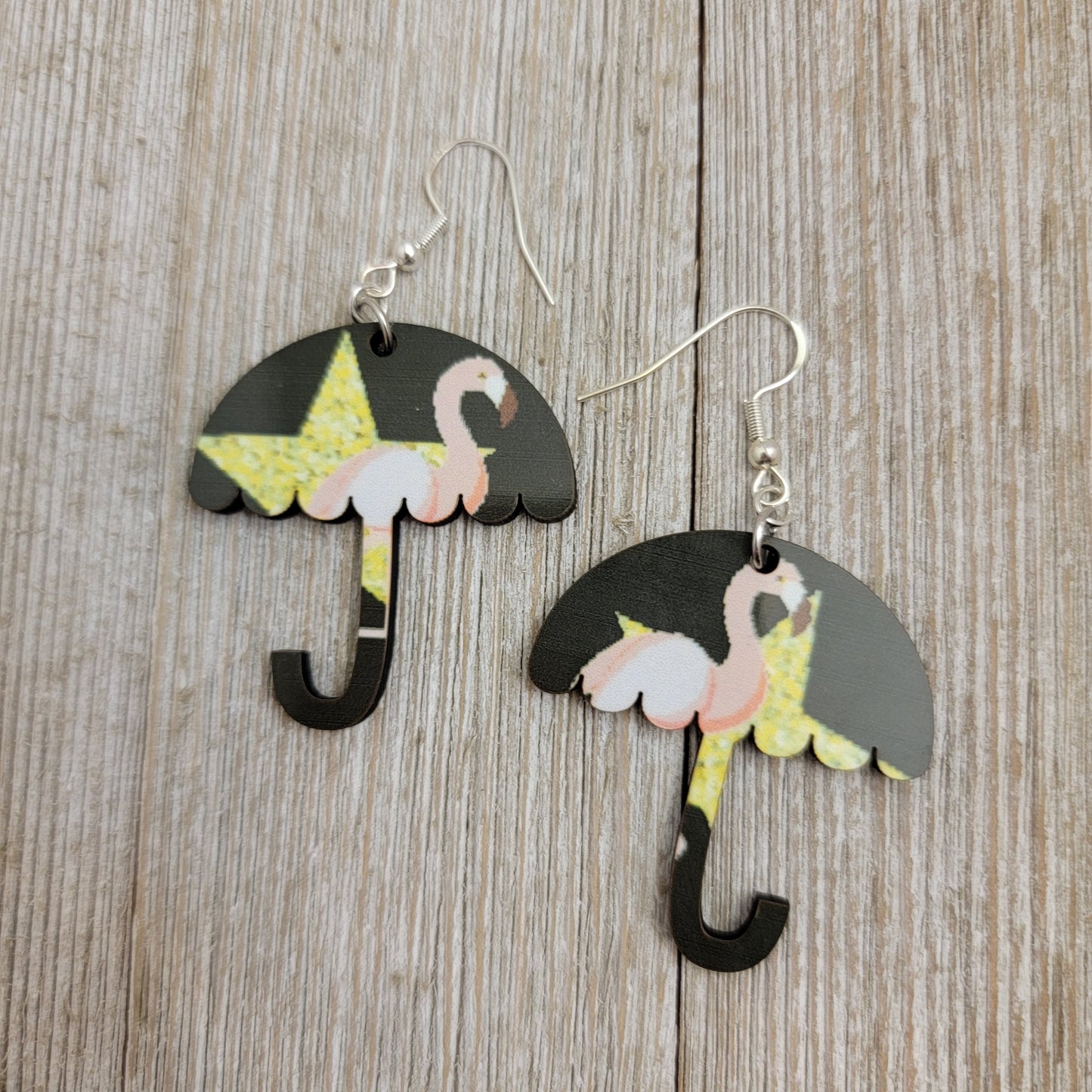 Sublimation Umbrella Shaped Earring Blank