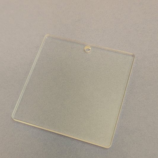 Clear Acrylic Square Shaped Craft Blank