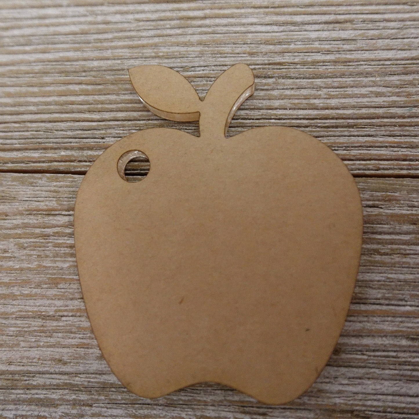 Clear cast acrylic apple shaped blank 1/8" (3 mm)/keychains blank /cricut craft blank supply/DIY jewelry blank /with+/-hole / ships quick
