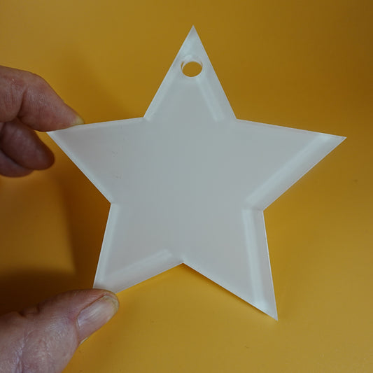 Blank Star Shape Sublimation Acrylic Blank