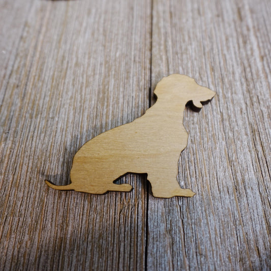 Dachshund Wood Craft Cutout, Wood Craft Supply, Unfinished Wood Blank, Laser Cut Wooden Animal Shapes, DIY Embellishment, Ships Fast