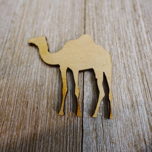 Camel Wood Craft Cutout, Wood Craft Supply, Unfinished Wood Blank, Laser Cut Shapes, DIY Embellishment, Ships Fast