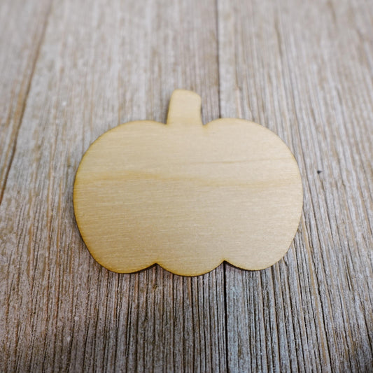 Pumpkin Wood Craft Cutout, Wood Craft Supply, Unfinished Wood Blank, Laser Cut Shapes, DIY Embellishment, Ships Fast