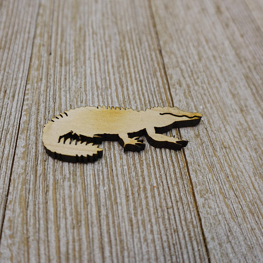 Alligator Shape Wood Craft Cutout, Wood Craft Supply, Unfinished Wood Blank, Laser Cut Shapes, DIY Embellishment, Ships Fast