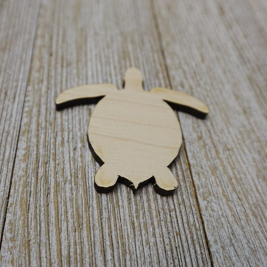 Turtle Shape Wood Craft Cutout, Wood Craft Supply, Unfinished Wood Blank, Laser Cut Shapes, DIY Embellishment, Ships Fast