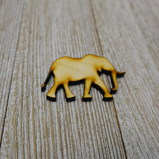 Elephant shape Wood Craft Cutout, Wood Craft Supply, Unfinished Wood Blank, Laser Cut Shapes, DIY Embellishment, Ships Fast